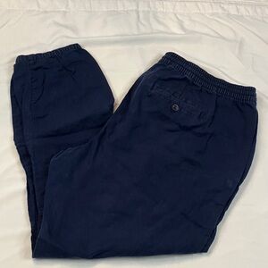 GAP linen cotton pull on joggers